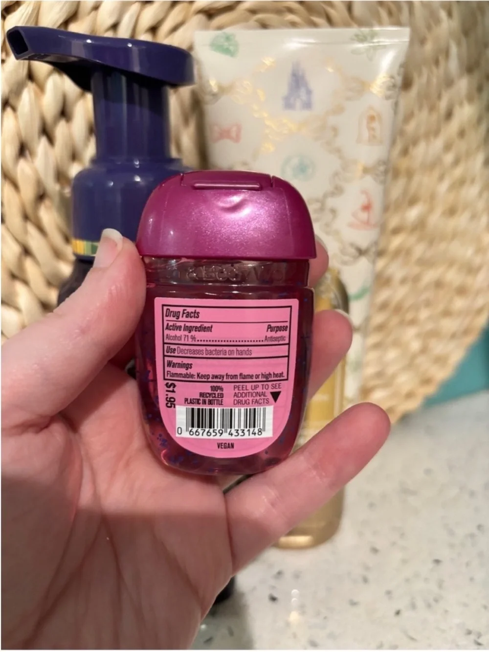 Bath&Body Works Disney Princess Body Cream, Rapunzel Soap, Aurora Sanitizer